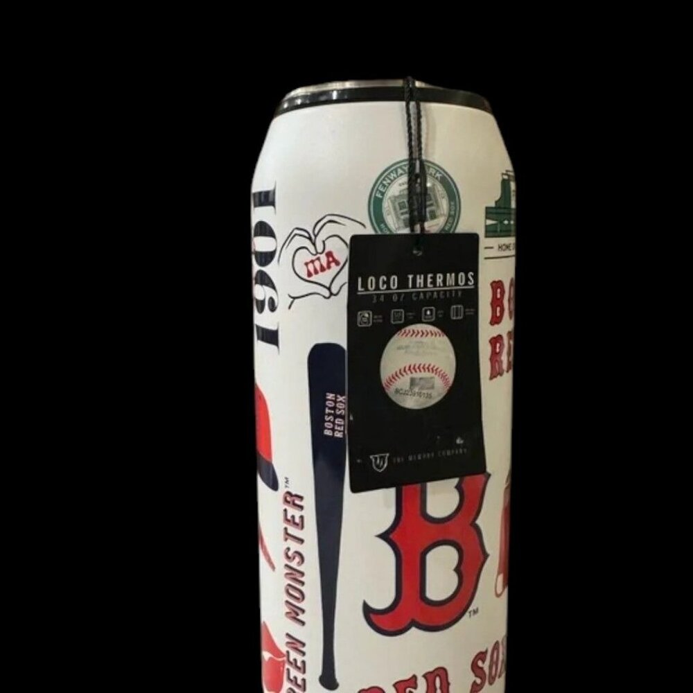 Boston Red Sox Stainless Steel 34 Oz Loco Thermos MLB Team Logos New with Tag - Picture 2 of 6